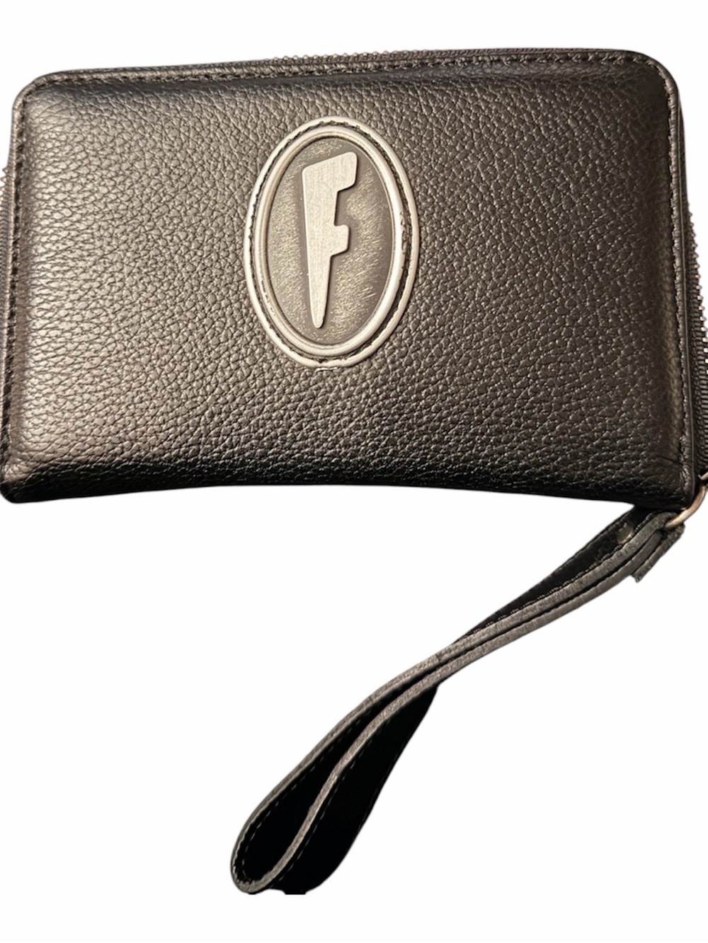 John Fluevog Black Wristlet Wallet